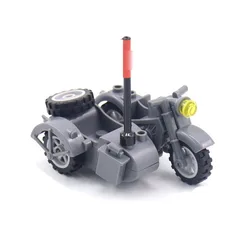 Multicolored Military Motorcycle Toy with Accessories - Children's Block Set (MPJ314 - 1)