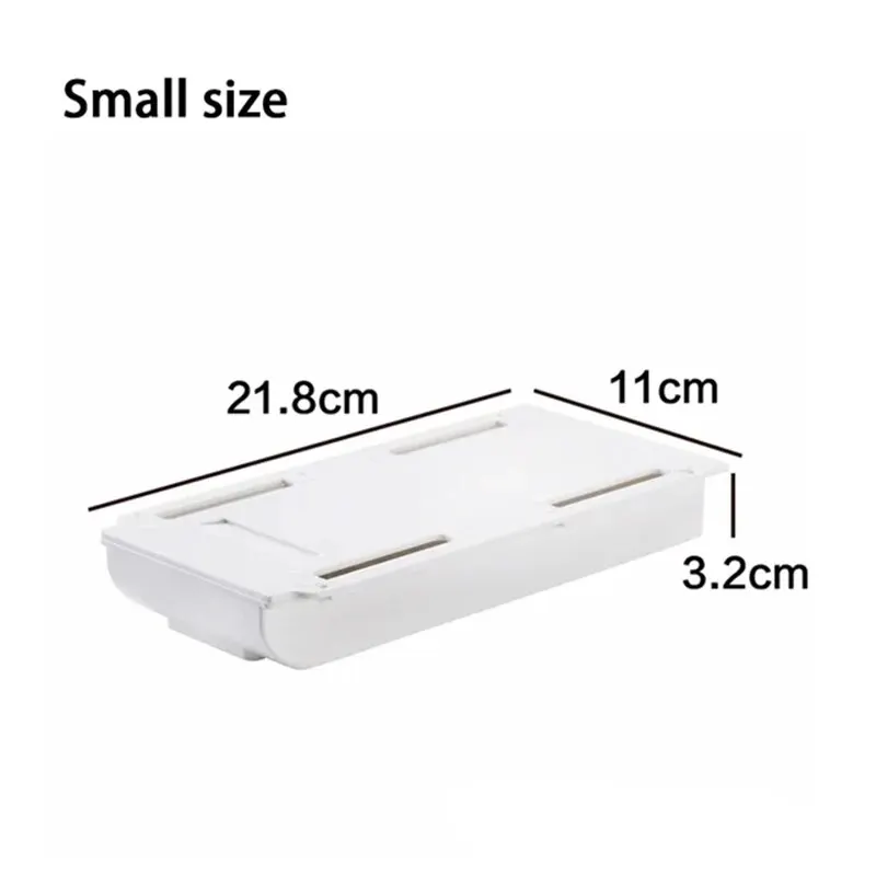 Under Desk Drawer Self Adhesive Storage Box Desktop Storage Box