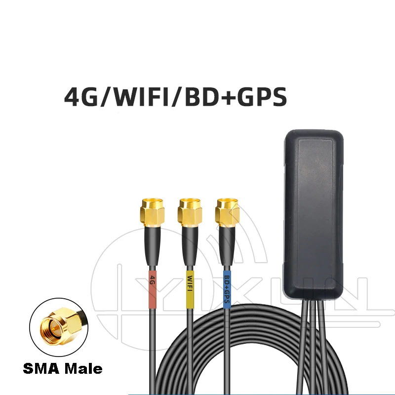 

3 в 1, 4G, GPS, Wi-Fi, 3 м