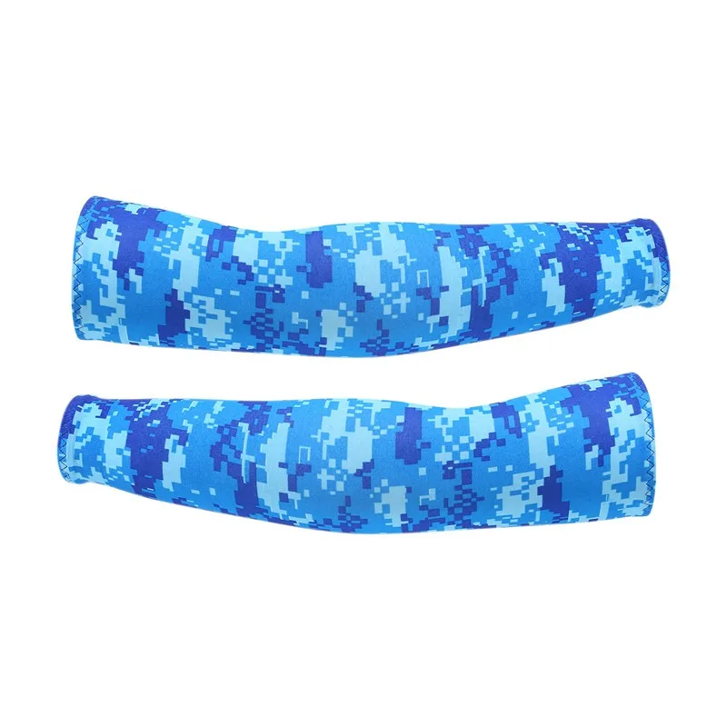 1Pair Unisex Cooling Arm Sleeves Elbow Cover Cycling Running Fishing UV Sun Protection Outdoor Women Cool Arm Sleeves Sportswear