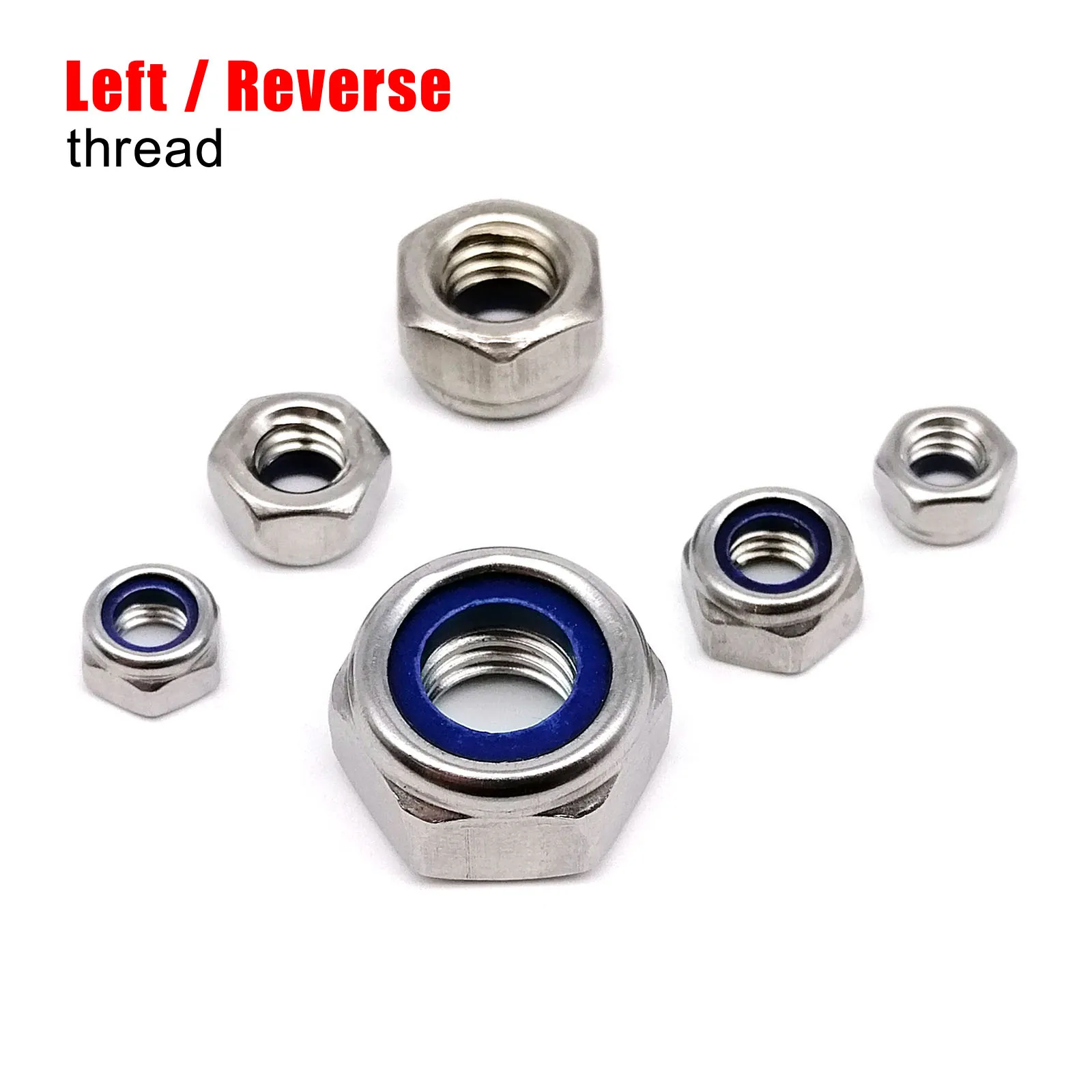 Tuercas Bloqueo Nylon 10-24 100 Tuercas De Seguridad Con Inserto De Nailon 10-24 - Acero Inoxidable, Hexagonal, Para Fijación Segura Pack 100 Tuercas 10-24