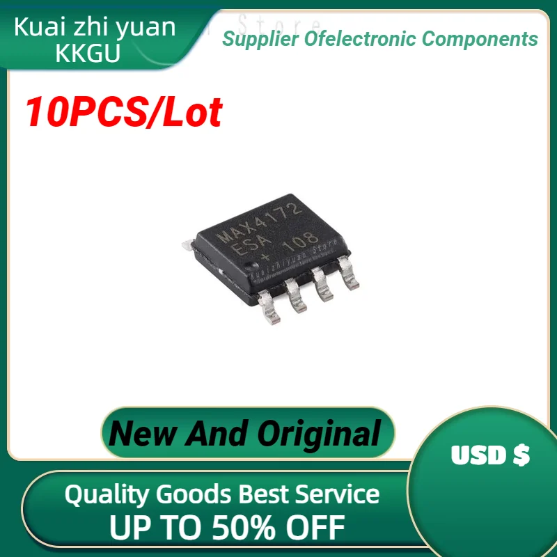 10PCS/Lot New And Original MAX4172 MAX4172EUA SOP-8 MAX4172ESA SOP8 Quality Goods