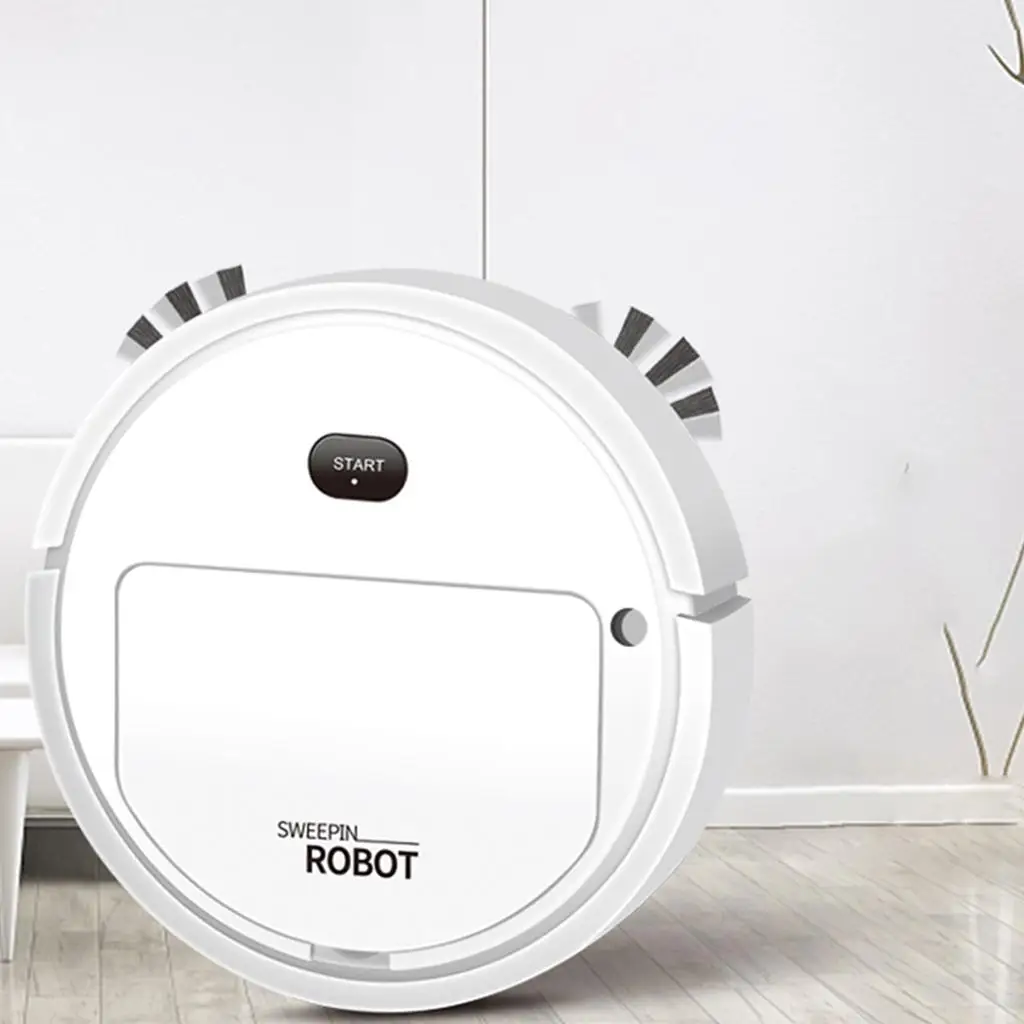 4 in 1 Robot Vacuum Cleaner USB Charging Quiet for Home Pet Hair Hard Floor