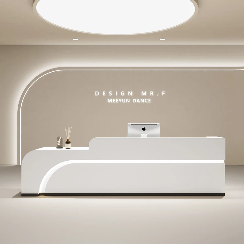 Leggio Cassiere Banco Reception Negozio Informazioni Di Consulenza Salone Spa Reception Semplice Bancone Bar Mobili Di Lusso