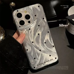 Minimalist Black Heart Hard Phone Case - Stylish & Durable Cover - Redmi Note 13 5G (BA - T2144)