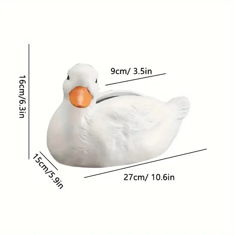 Cartoon Cute Psyduck Tissue Box Storage Box Paper Box Living Room Tea Table Decoration Creative Household Ornament 4