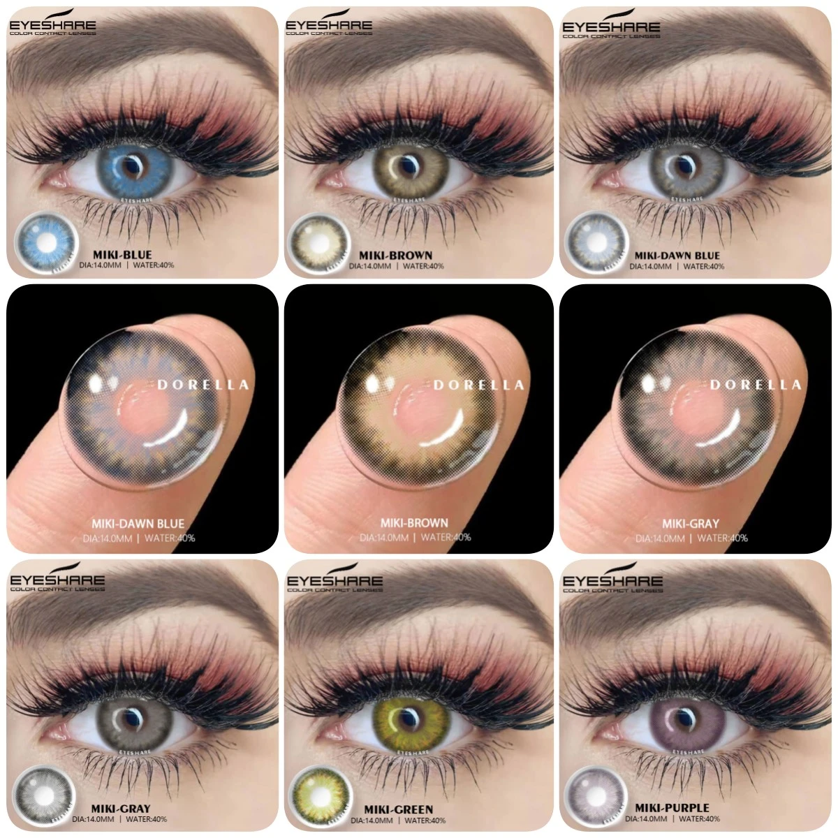 Eyeshare Kleur Contactlenzen Voor Ogen 2 Stuks Blauw Lenzen Voor Jaarlijks Mooie Leerling Make Natural Contactlenzen| | - AliExpress