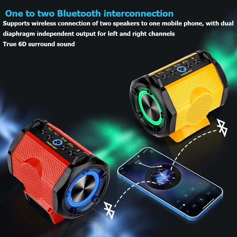 Alto-falante Bluetooth Portátil para Makita Leitor de Bateria de Lítio Alto-falante Amplificador com Porta Usb tipo c Carga para Acampar 18v - Image 3