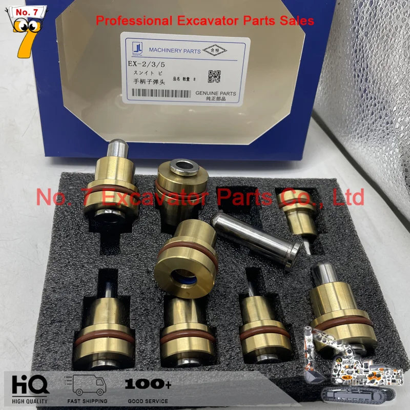 Excavator accessories Hitachi EX100/120/EX200-2-3-5/210/230/330 joystick handle bullet head high quality rubber seal