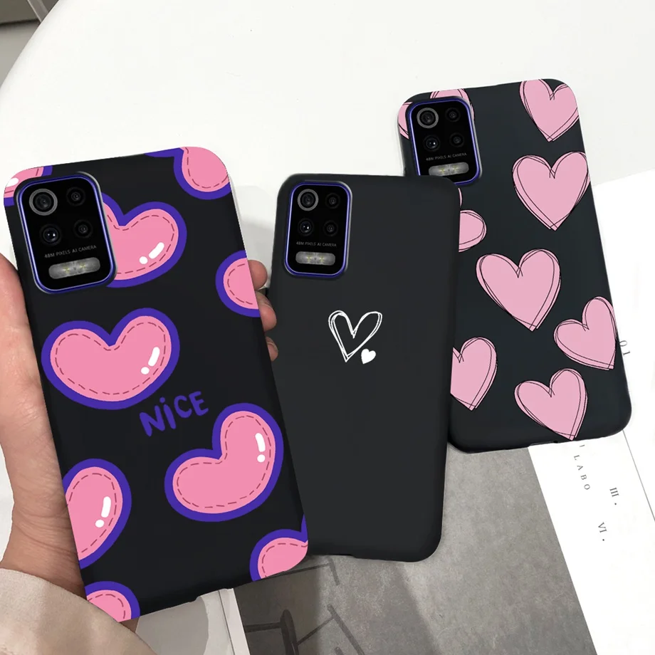 Per Lg G8X Thinq Lm-G850 Custodia Per Telefono Per Lg V50S Thinq V50 Thinq Cover Posteriore Soft Matte Tpu Silcione Capa Funad Con Patternt Etui