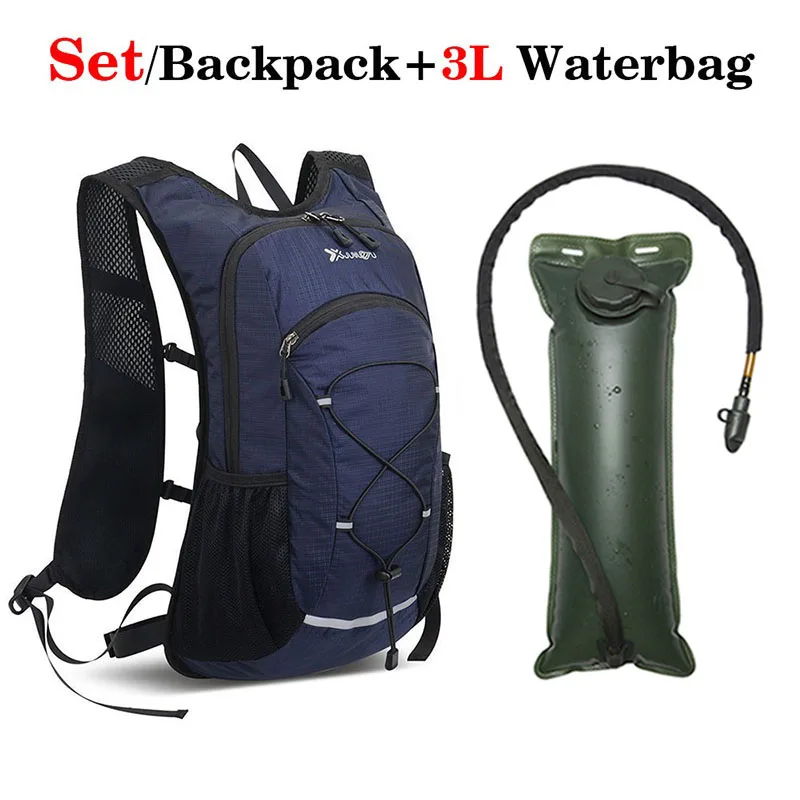 New Bike Riding Water Bag Backpack Portable Waterproof Rucksack Hydration Bag 3L Outdoor Sports Running Inner Bladder Knapsack 5