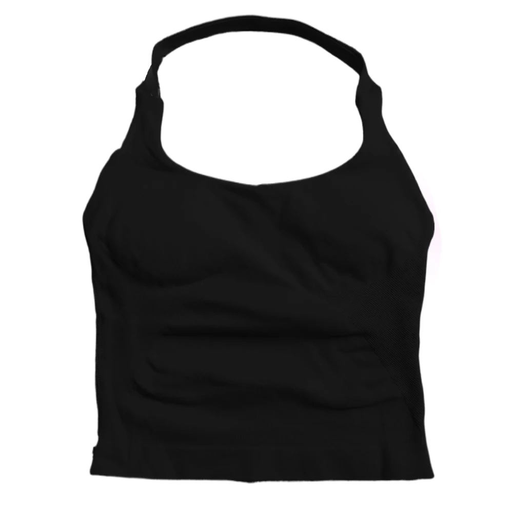 ตัวเลือกสินค้า เสื้อโยคะ Strappy Crop Top วัสดุ Seamless ใส่ออกกำลังกาย