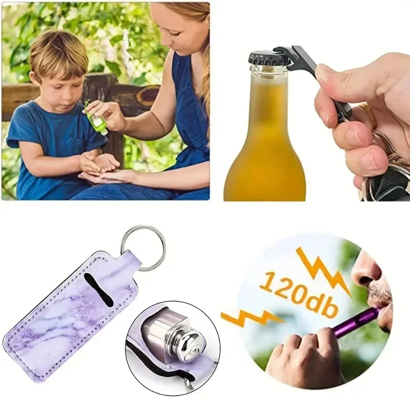 Women's Self-Defense Keychain - Safety Alarm, LED Light & Emergency Whistle | Security Essentials