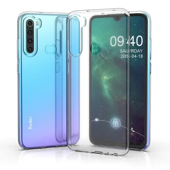 Clear TPU Case For Xiaomi Redmi Note 8 8T 9 9T 9S 10 10S 11 11S 12 Pro 5G Redmi 8A 9A 9C Nfc 10 10C 12C 13C Clear Crystal Cases