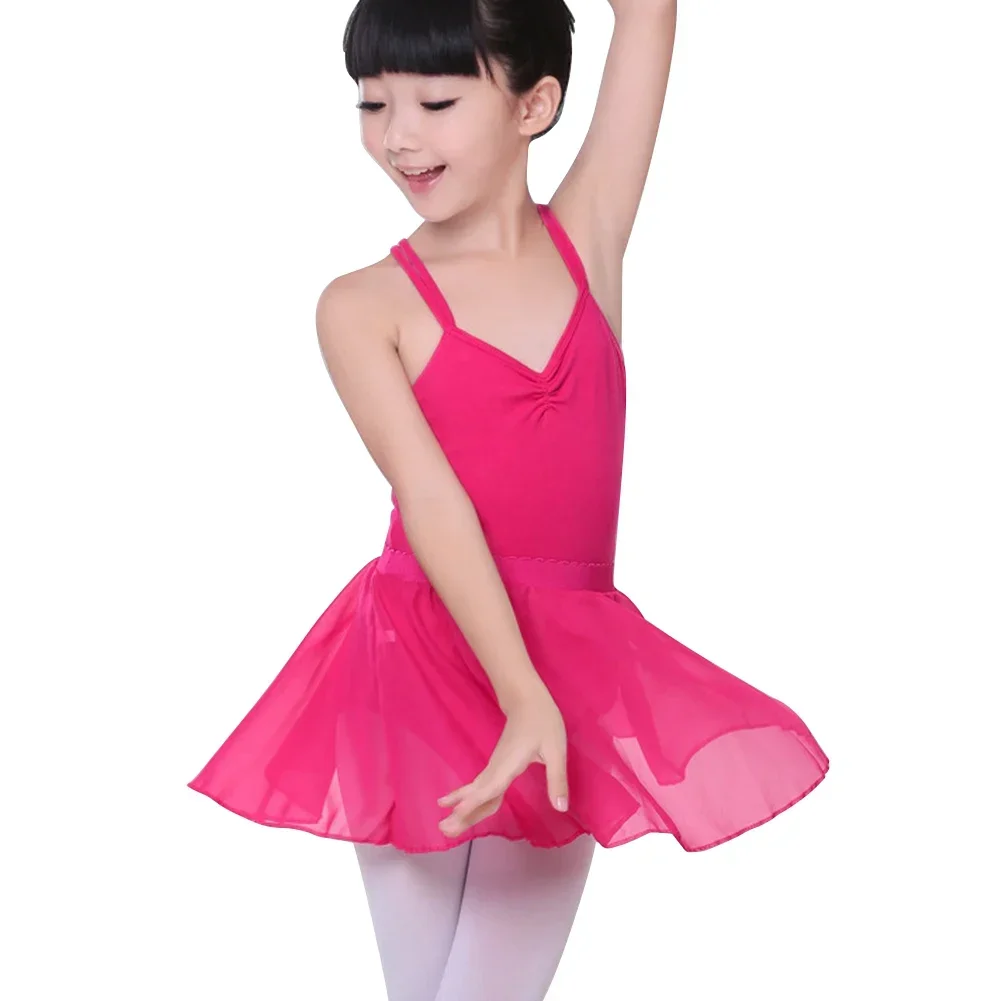 Ballet Skirt Girls Dancing Toddler Kids Chiffon Skirt Elastic Waist Tutu