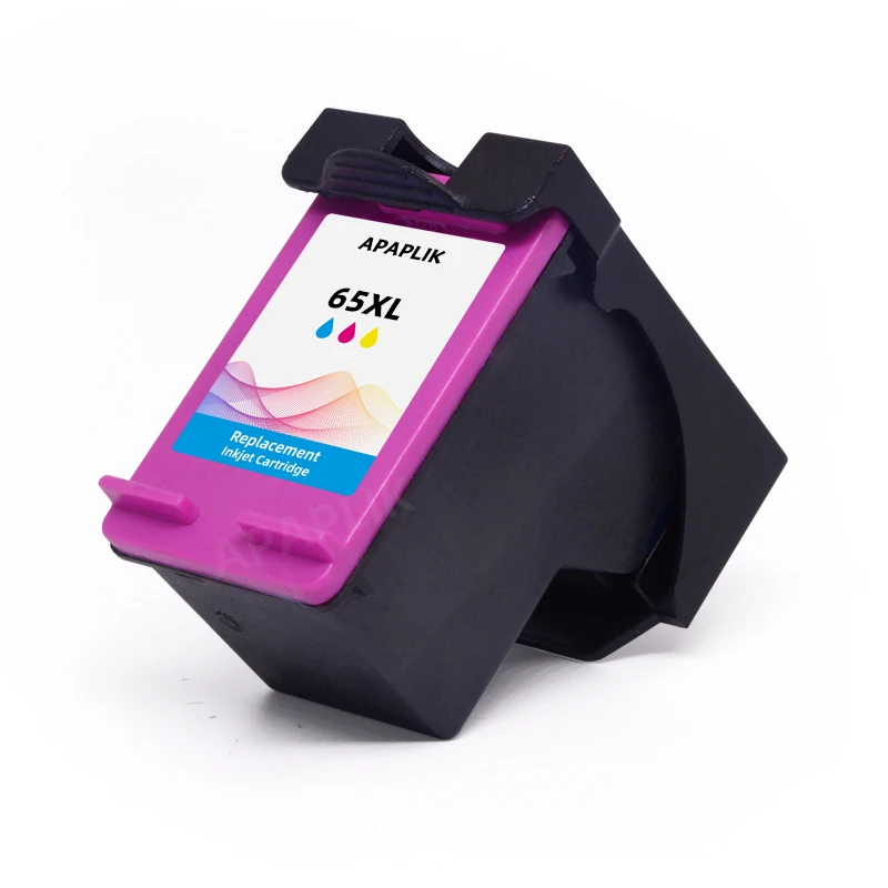 APAPLIK Ink cartridge 65XL Compatible for hp 65 XL Cartridge for hp65xl for hp65 for hp Envy 5010 5020 5030 5032 5034 5052 5055