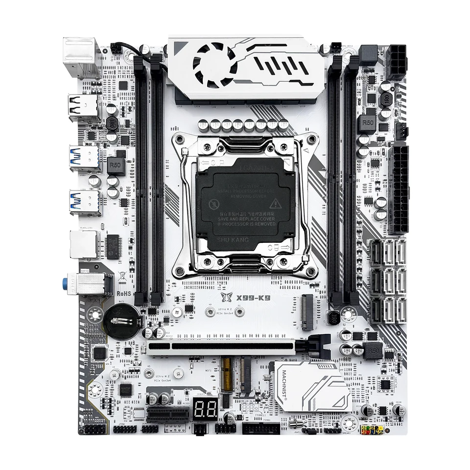 MACHINIST k9 X99 C612chip Motherboard Set LGA2011-3 Kit Xeon E5