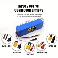 Nouveau Pack de batterie Lithium-Ion 48V 12000mAh 2000W 13S3P DC/T adapté aux moteurs 48V avec BMS + chargeur 54.6V 3