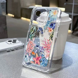 Starfish Flower Ocean Wind Design Phone Case Cover - Galaxy S23 Ultra (1)