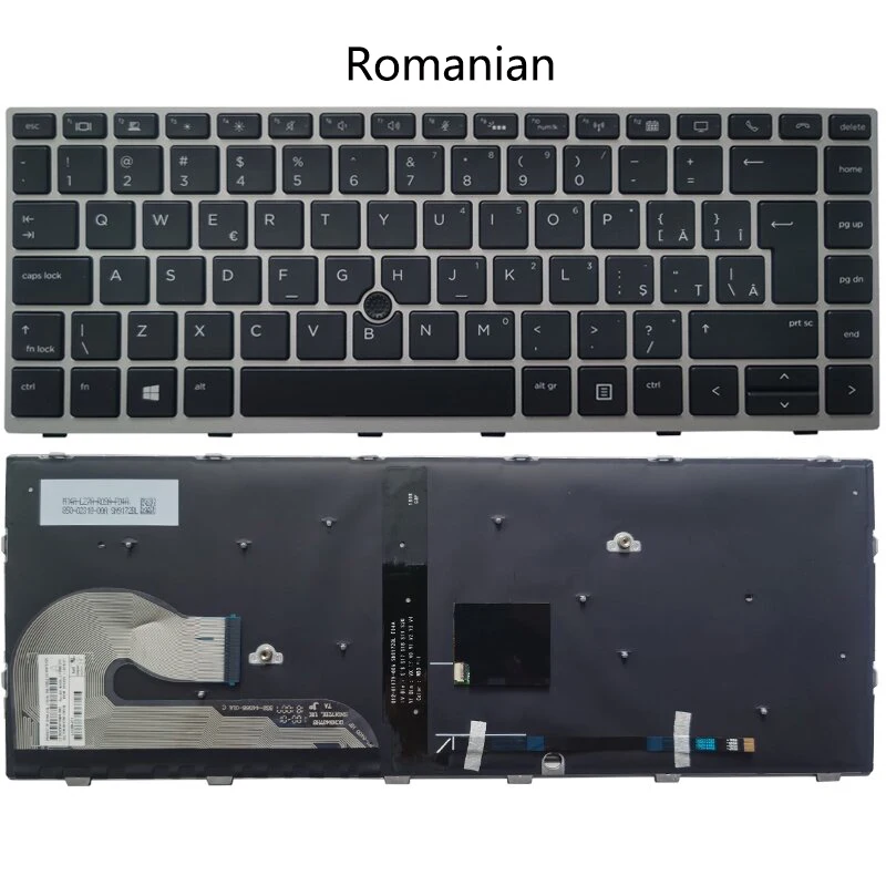Retroiluminado cf cz ro sv Teclado para hp Elitebook 840 g5 846 g5 745 Canadense Francês Checo Romeno Esloveno com Luz de Fundo Novo - Imagem 2