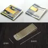 Fashion Delicate Man Clip Money Metal Holder 2 Colors Gold Color Cash Clamp Money Clip Wallet Credit Card ID Clips 4