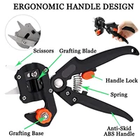 2-in-1 Grafting Tools Pruner Kit Perfect for Fruit Tree Grafting Including 2CM / 3CM Grafting Tapes & Replacement Blades 2