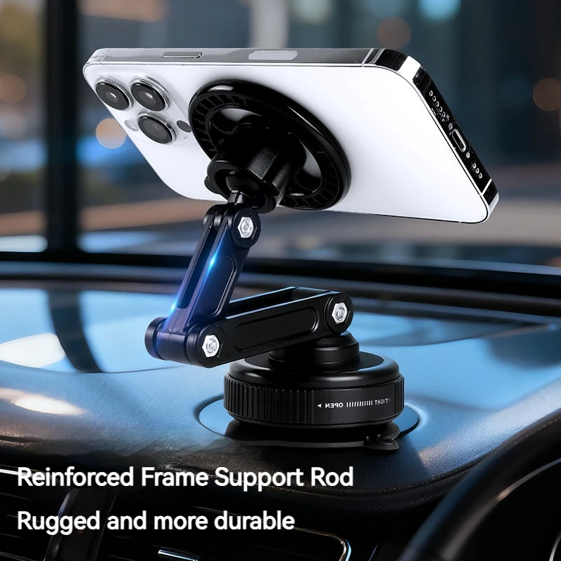 Universal Foldable 360° Magnetic Phone Holder with Suction Cup