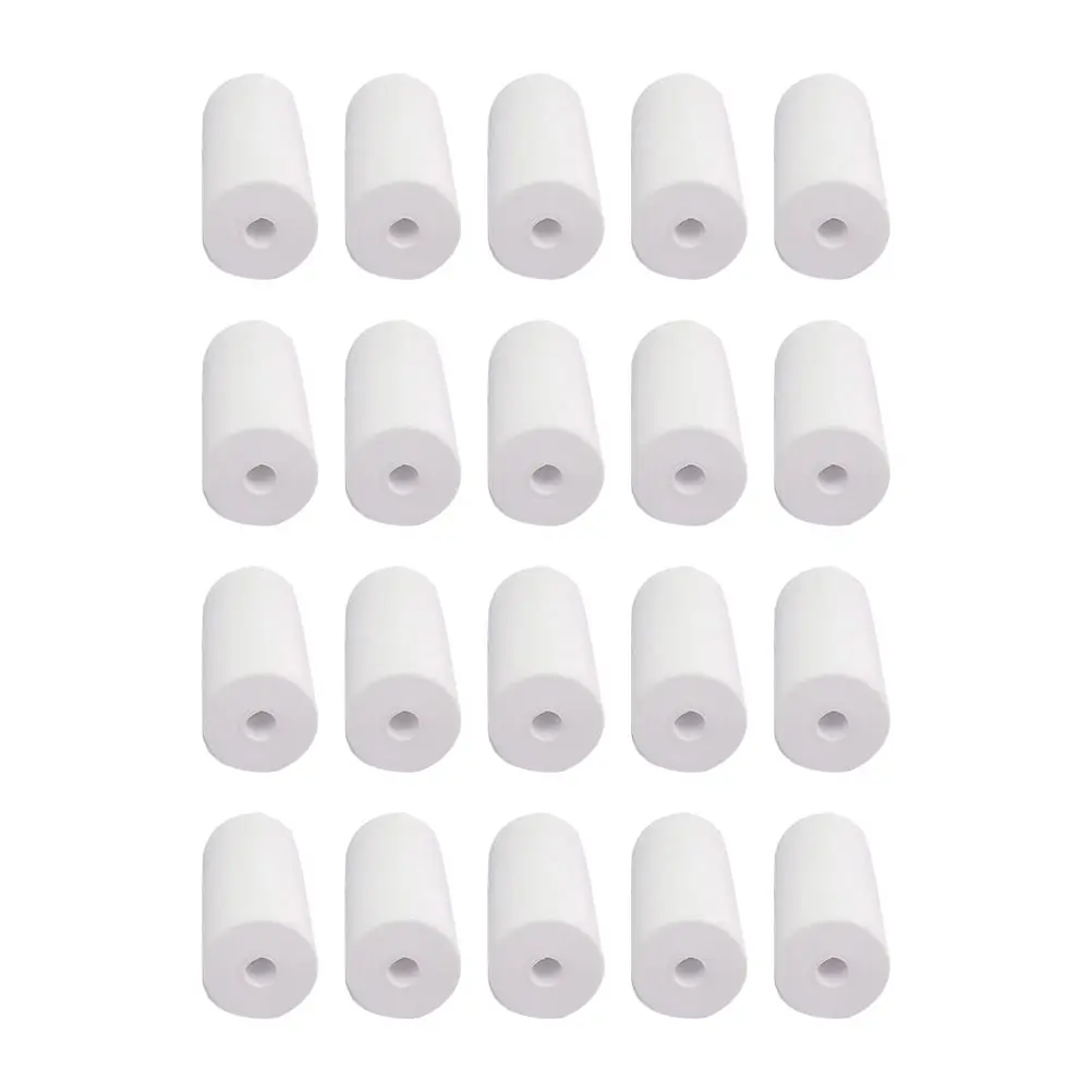 모든 미니 무 잉크 무선 열 POS 영수증 빌 프린터 용지 롤 용 80 롤 7x30MM 열 영수증 용지