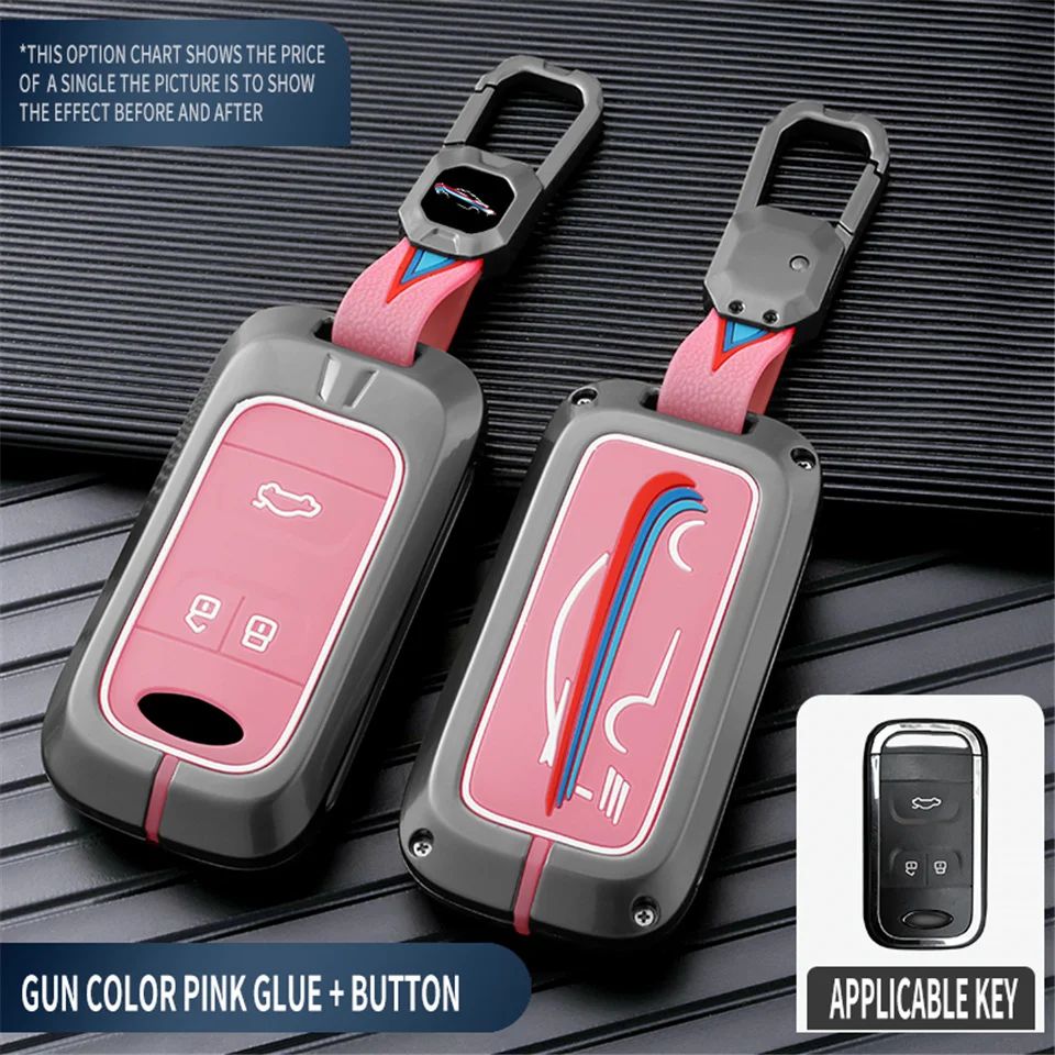 Cover per chiave/telecomando per Chery Tiggo 8 7 5X 2019 2020 Smart Keyless Remote Fob proteggi custodia portachiavi accessori per supporto auto-Styling - S3757a2df919148fbb119a21c8242f296F