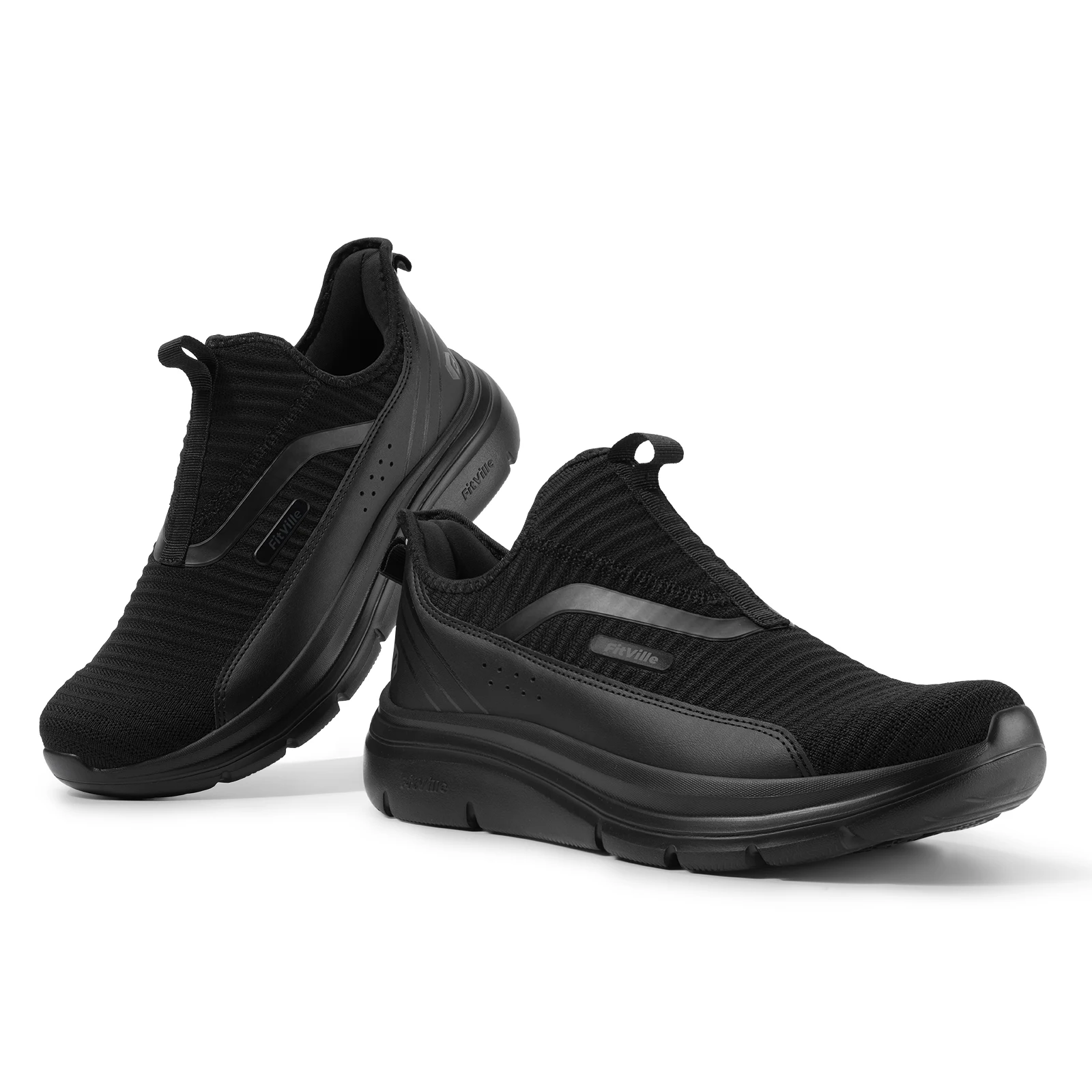 FitVille Wide Men's Walking Shoes Image 21