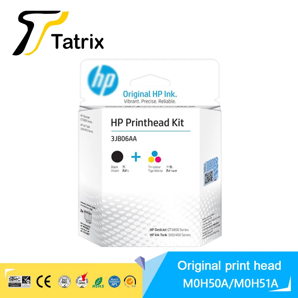 Original Gt51 Gt52 Cabeçote M0h50a M0h51a Gt5810 5820 Gt5820 Tanque de Tinta da Cabeça de Impressão para hp 5810 310 315 318 319 410 415 418 419 - Imagem 4