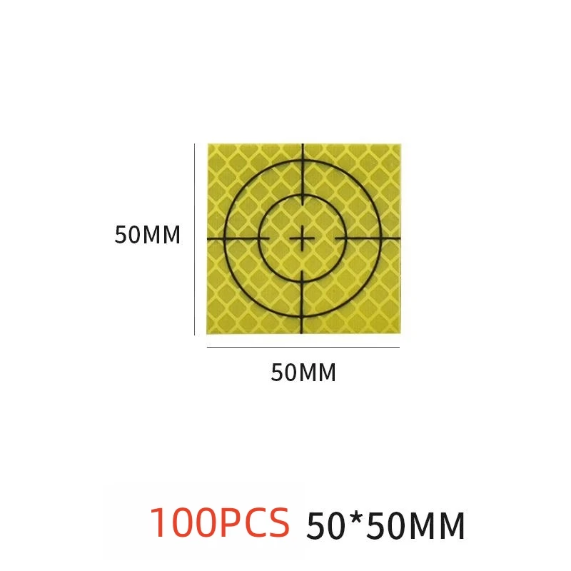 Nuovo 100 Pz RP30 Bianco 30x30 Mm Triangolo Bersaglio Riflettente - Foto 12