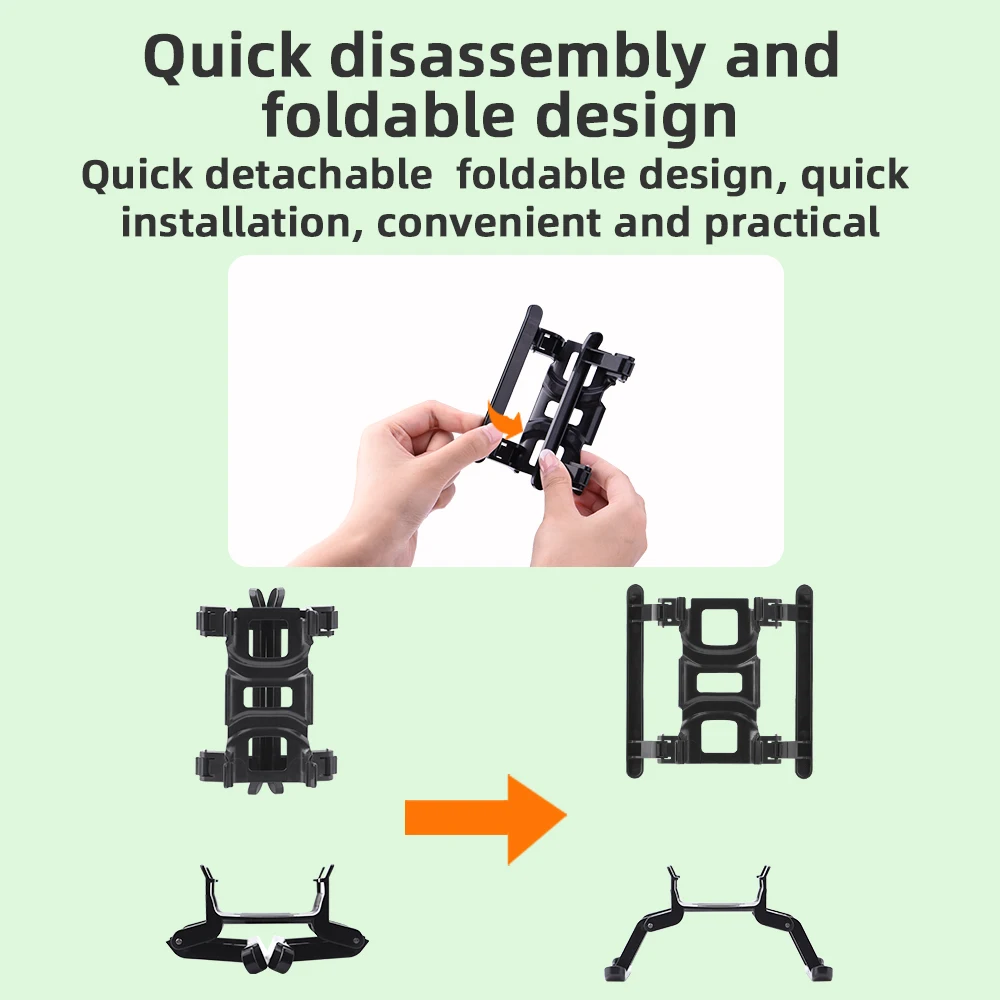 Description Picture 6 of itemBRDRC Foldable Landing Legs For DJI Avata 2 Sled Landing Gear Protection Gimbal Bracket Quick Release Holder Drone Accessories