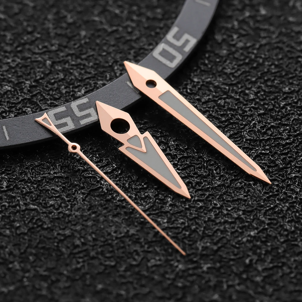 Silver, Gold, Rose Gold, Grey Luminous Watch Hands
