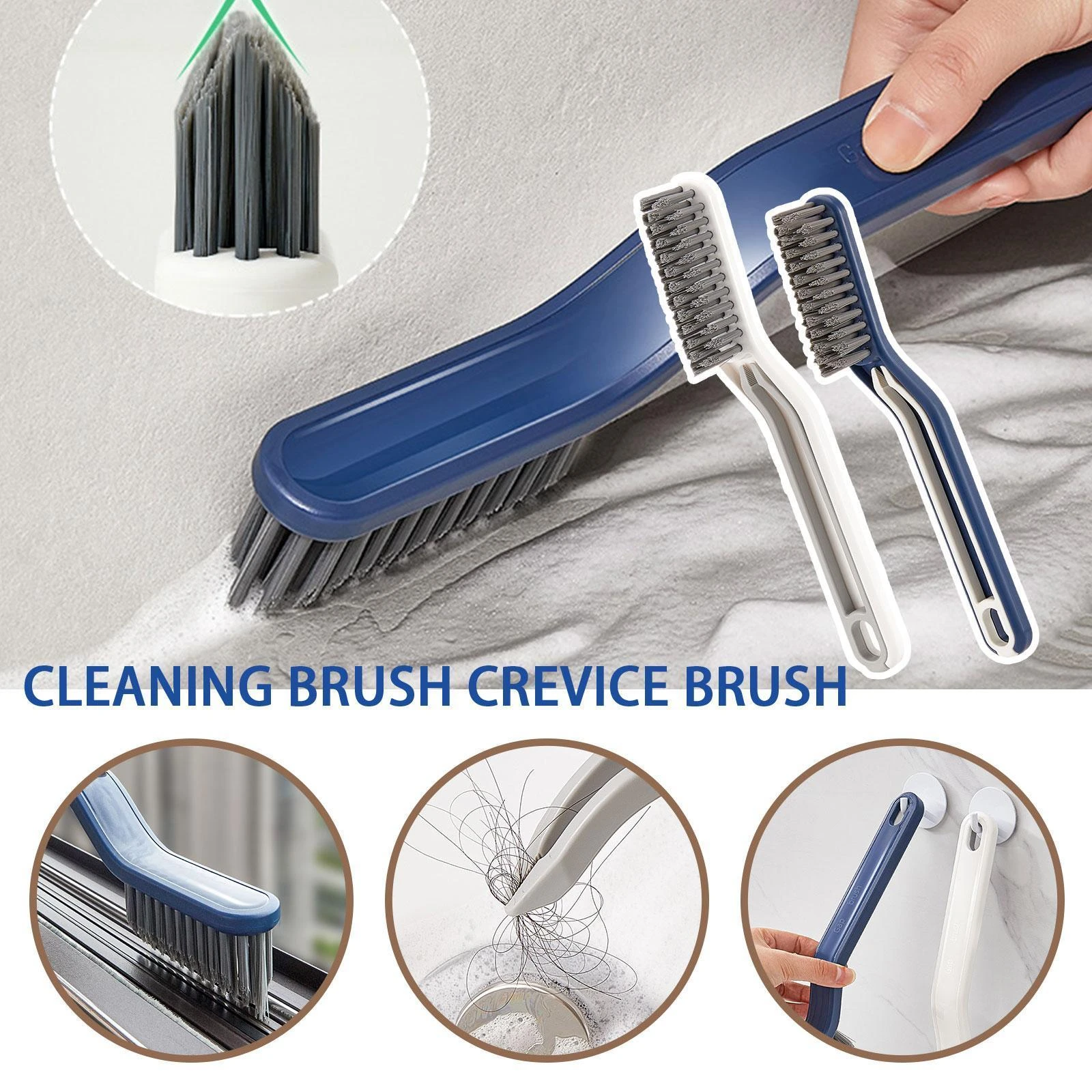 Multifunctional Window Cleaning Soft Brush For Bathroom Floor Seam