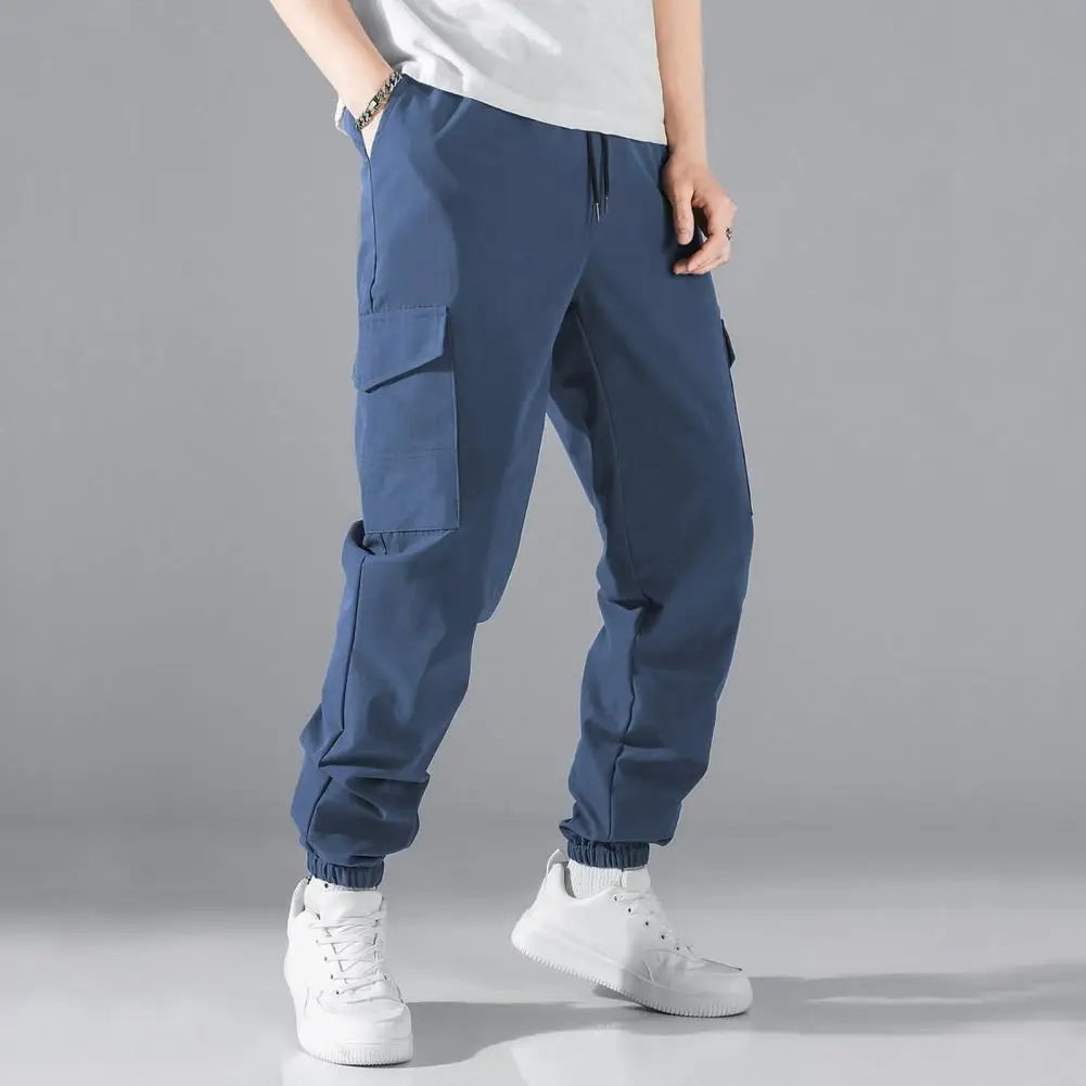 Pantalones De Chándal Reflectantes Para Hombre - Alta Visibilidad Con Cintura Elástica Y Cordón - Ideales Para Trabajo, Deporte O Uso Diario