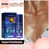 Fashion Highlighter Powder Spray Waterproof Shiny High Gloss Glitter Powder Spray Powder Makeup for Face Body Highlight Makeup 1
