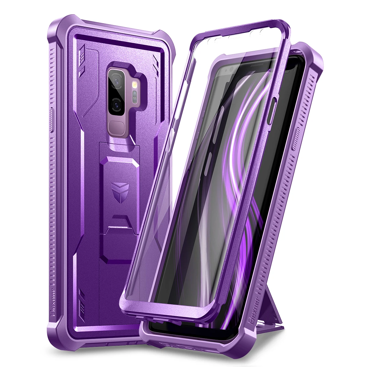 Enhanced Shockproof 2-in-1 Bumper Cover with Built-in Screen Protector and 360° Protection