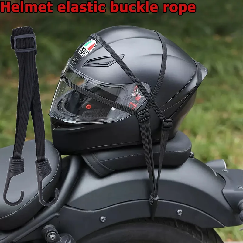 

59cm Motorcycle Helmet Elastic Buckle Rope High Strength Elastics Trunk Headpiece String Motor Equipments Motors Hook
