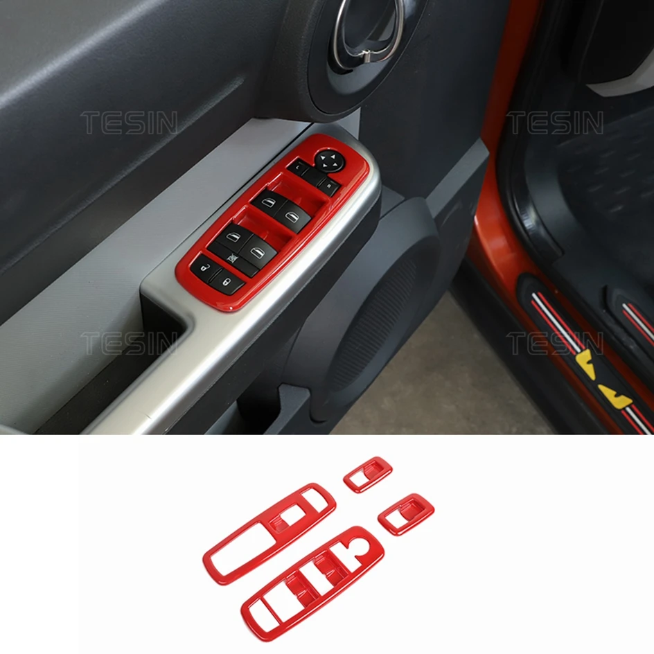 ABS Abdeckung Für Dodge Nitro 2007-2012 - Carbon Optik Wasserbecherhalter
