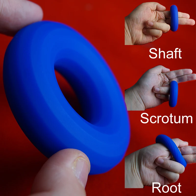Ejaculation Delay Cock Rings Silicone Penis Ring Scrotum Testicles Ball Stretcher Sex Toys For Men Cockring Lasting Erection penis ring