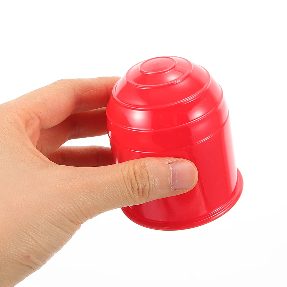 Red Trailer Ball Joint Protective Cover Hitch Cap Ball Hitch Cover Trailer Couplings Accessories Vehicle Parts Tow 2 Pcs