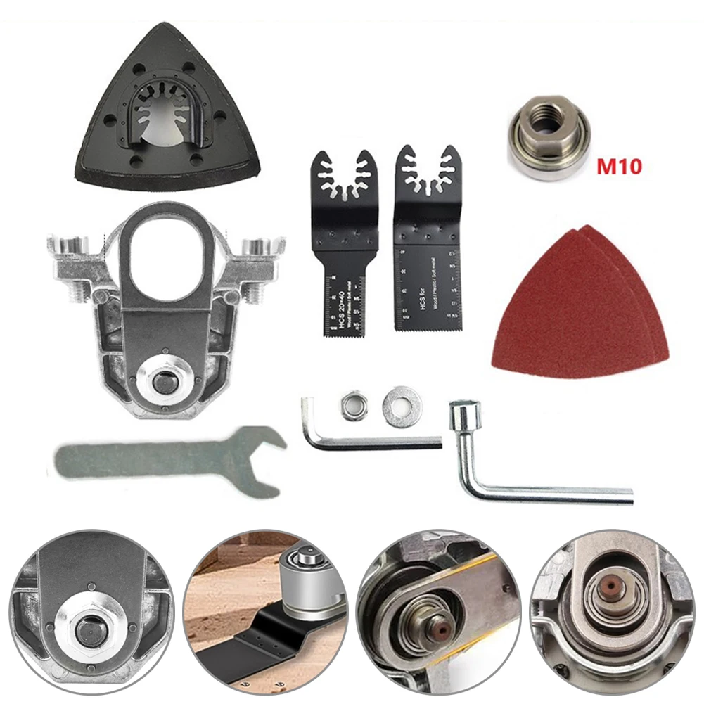 

~Angle Grinder Conversion 1Universal Head Adapter M10 1Thread For 100 Type Angle Grinder Polisher Polishing Oscillating Tool