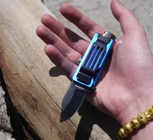 

Lighter Case Cover Fits Bic J6 Lighter Retro Lighter Case Cover Small knife Blue