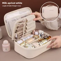 New Women's Cosmetic Bag Portable Storage Bag Large Capacity Luxury Makeup Bag Travel Organizer Essentials Toiletry Bags 1