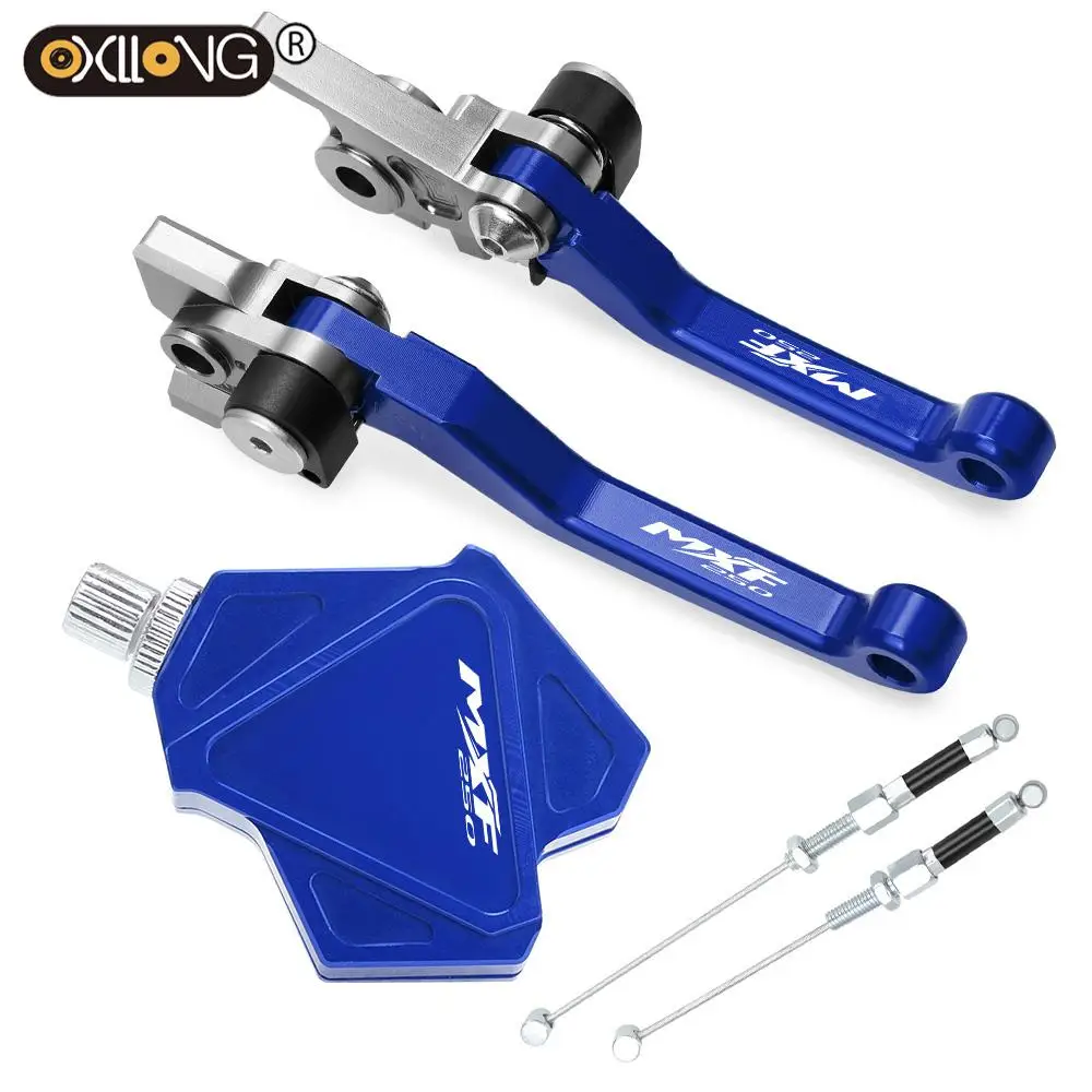 

Motorcross Dirt Bike Handlebar Brake Clutch Levers Stunt Clutch Pull Cable Lever Replacement Easy System For TM MXF250 2019 2020