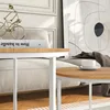 Industrial Round Coffee Table Set of 2 End Table for Living Room,Home Office,Stacking Side Tables,Wood Look Accent Furniture 5