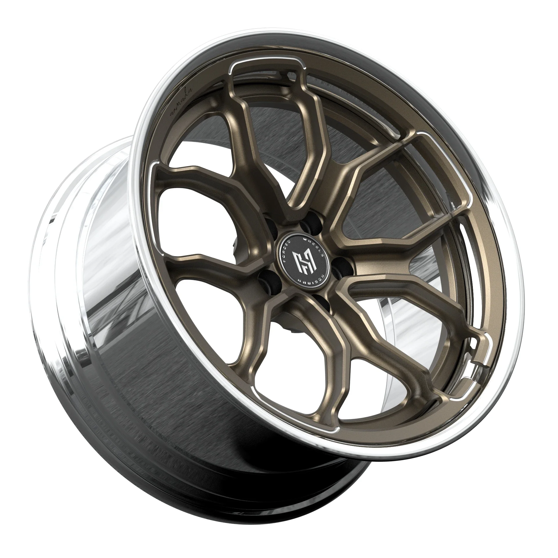 HD2P1048 For Brixton 2/3 Piece Certificate TUV/VIA Blank Forged Car Wheel 18-26 inch for Truck SUV Any Car Tunning