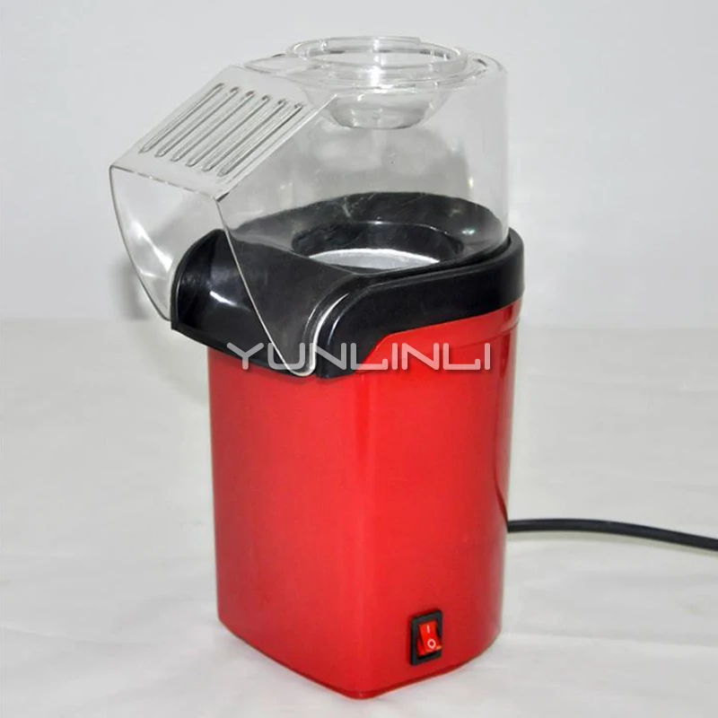 Popcorn Machine 1200W Electric Hot Air Oil-free Popcorn Maker For Home Kitchen