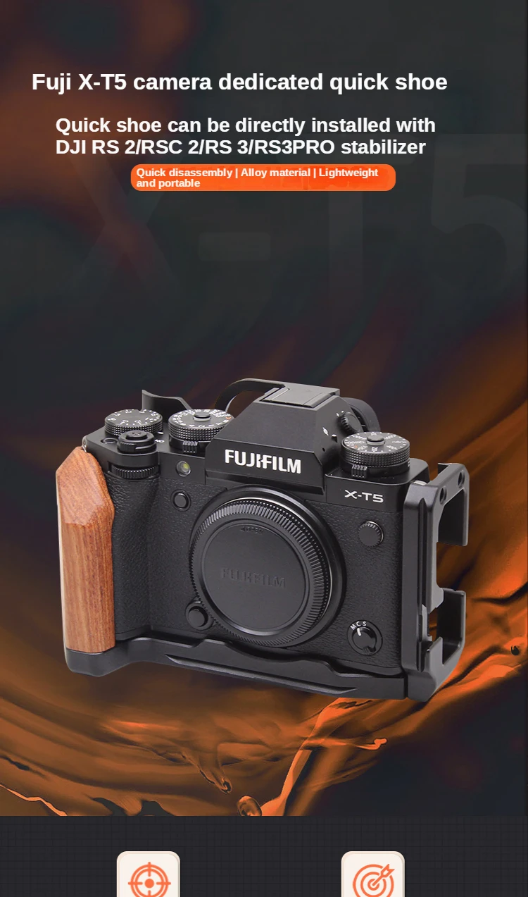 SmallRig FUJIFILM X-T5用L型グリップ+バッテリー3個 Amazon | SmallRig X-T5 用L型グリップ(ブラック) FUJIFILM